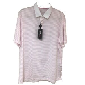 NWT Ralph Lauren RLX Mens Golf Polo Shirt Performance Wickng UPF Magnolia Lane L